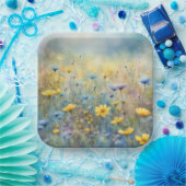 Sommerwiese Wildblume Pappteller (Party)