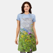 Sommerwiese Wildblume Schürze (Getragen)