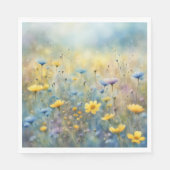 Sommerwiese Wildblume Serviette (Vorderseite)