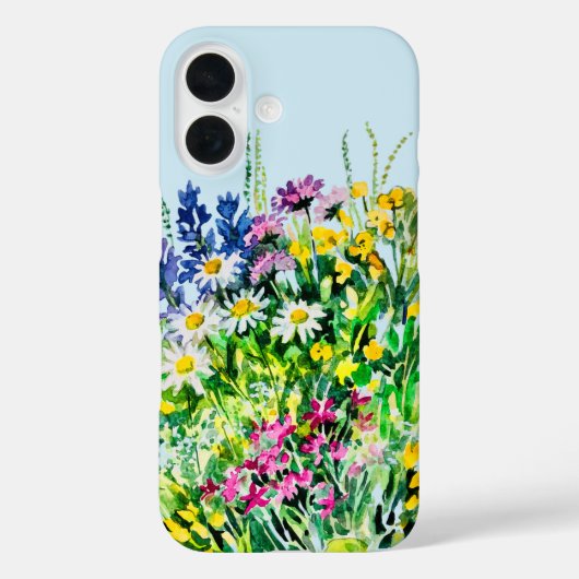 Sommerwiese, wilde Blume Case-Mate iPhone Hülle (Rückseite)