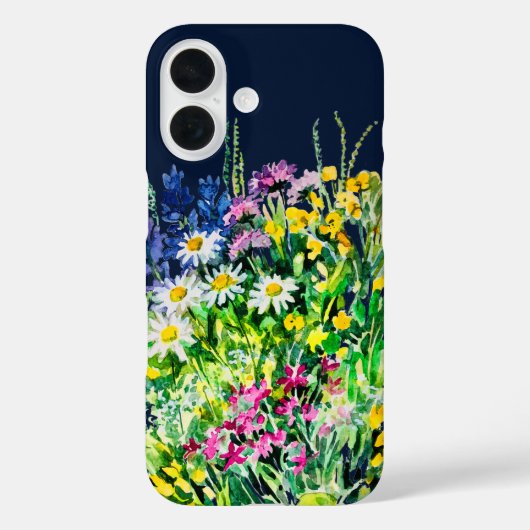 Sommerwiese, wilde Blume Case-Mate iPhone Hülle (Rückseite)