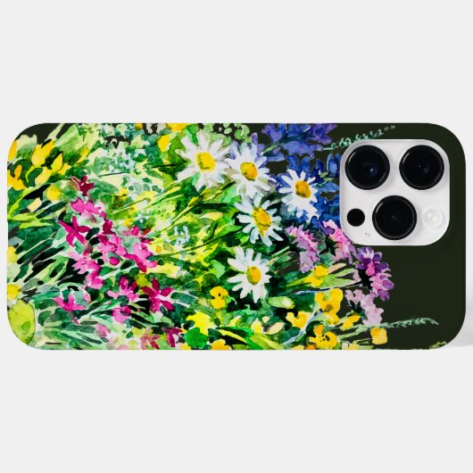 Sommerwiese, wilde Blume Case-Mate iPhone Hülle (Rückseite (Horizontal))