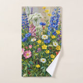 Sommerwiesen-Wildblumen Badhandtuch Set (Handtuch)