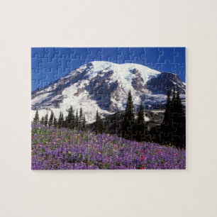 Sommerwildblumen am Fuße des Mount Rainier, 2 Puzzle