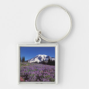 Sommerwildblumen am Fuße des Mount Rainier, Schlüsselanhänger