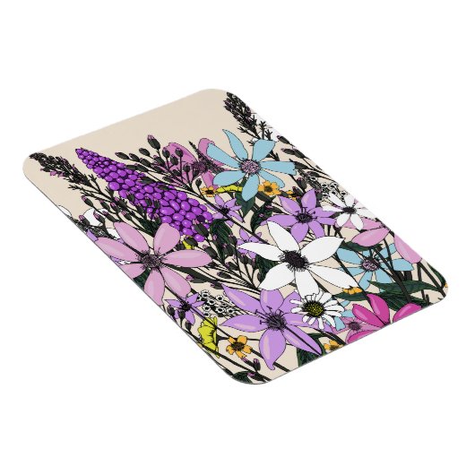Sommerwildblumen Magnet (Rechte Seite)