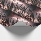 Sommerwind, Gras, Himmel Foto Geschenkpapier (Ecke)