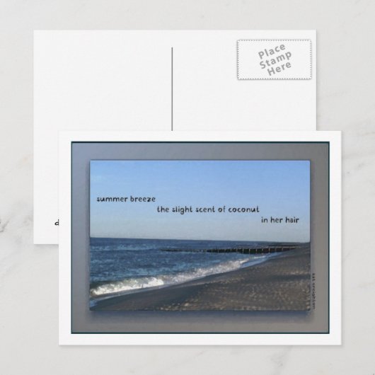 Sommerwind Postkarte (Vorne/Hinten)