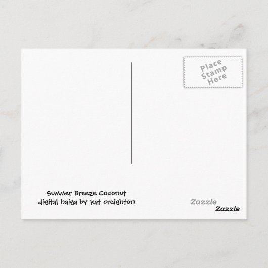 Sommerwind Postkarte (Rückseite)