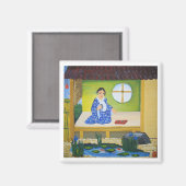 Sommerwindglocken Magnet (Vorderseite/Rückseite)