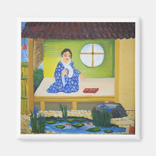 Sommerwindglocken Magnet (Vorne)