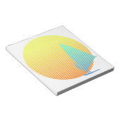 Sommerwindsurfer Notizblock (angewinkelt)