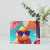 Sommerwoben, Postüberquerung Postkarte (Stehend Vorderseite)