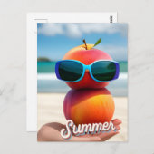 Sommerwoben, Postüberquerung Postkarte (Vorne/Hinten)