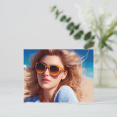 Sommerwoben, Postüberquerung Postkarte (Stehend Vorderseite)