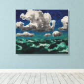 Sommerwolken | Emil Nolde | Leinwanddruck (Insitu (Holzboden))