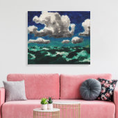 Sommerwolken | Emil Nolde | Leinwanddruck (Insitu (Wohnzimmer))