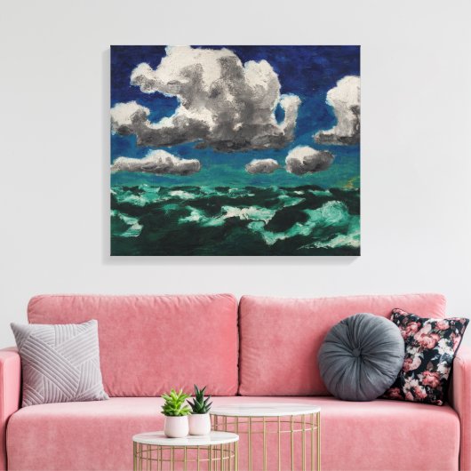 Sommerwolken | Emil Nolde | Leinwanddruck (Insitu (Wohnzimmer))