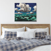 Sommerwolken | Emil Nolde | Leinwanddruck (Insitu (Schlafzimmer))