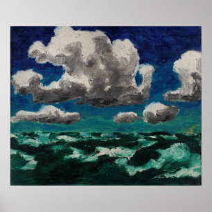 Sommerwolken Emil Nolde Poster