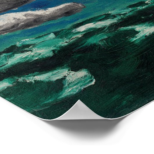 Sommerwolken | Emil Nolde | Poster (Ecke)