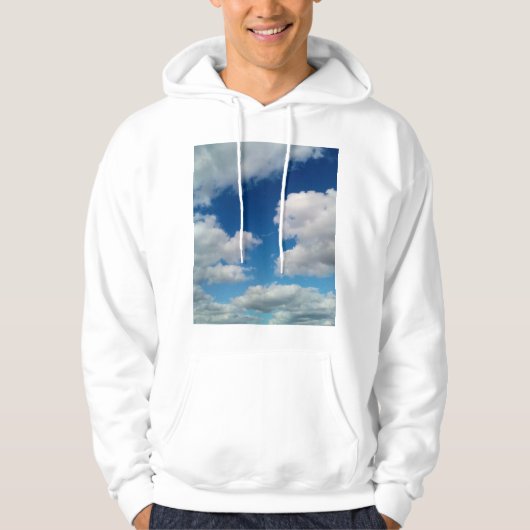 Sommerwolken Hoodie (Vorderseite)