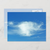 Sommerwolken Postkarte (Vorne/Hinten)