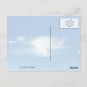 Sommerwolken Postkarte (Rückseite)