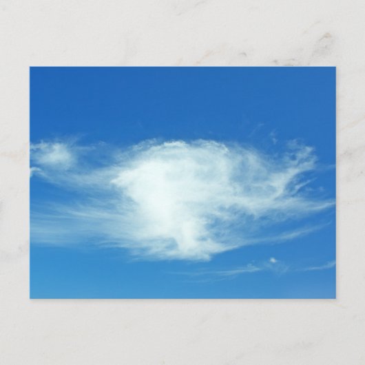 Sommerwolken Postkarte (Vorderseite)