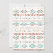 Sommerwüste Südwestliche Hochzeitseinladung Einladung (Rückseite)