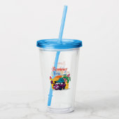 Sommerzeit Acryltrinkbecher (Rückseite)