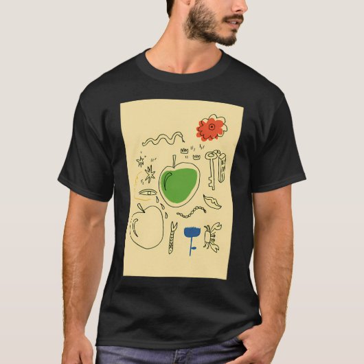 Sommerzeit am Meer T-Shirt (Vorderseite)