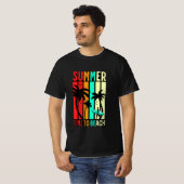 Sommerzeit am Strand T-Shirt (Vorne ganz)