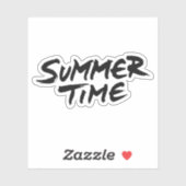 Sommerzeit Aufkleber (Blatt)