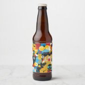 Sommerzeit Bierflaschenetikett (Vorderseite)