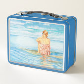 Sommerzeit Bliss Metal Lunch Box (Rückseite)