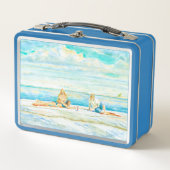 Sommerzeit Bliss Metal Lunch Box (Vorderseite)