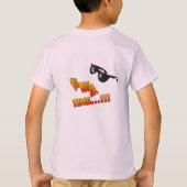 Sommerzeit Blume Kinder T - Shirt (Rückseite)