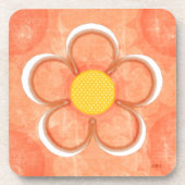 Sommerzeit Blume Untersetzer (Vorderseite)