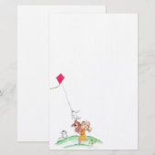Sommerzeit Briefpapier (Vorne/Hinten)