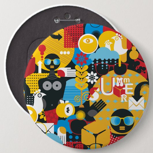 Sommerzeit Button (Vorne & Hinten)