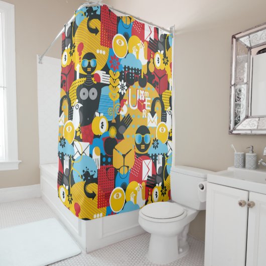 Sommerzeit Duschvorhang (Beispiel)