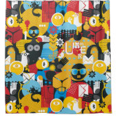 Sommerzeit Duschvorhang (Vorderseite)