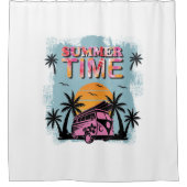 Sommerzeit Duschvorhang (Vorderseite)