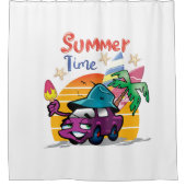 Sommerzeit Duschvorhang (Vorderseite)