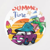 Sommerzeit Etiketten (Design 1)