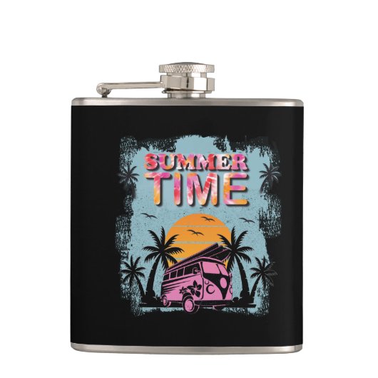 Sommerzeit Flachmann (Vorderseite)