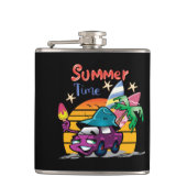 Sommerzeit Flachmann (Vorderseite)