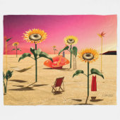 Sommerzeit Fleecedecke (Vorderseite (Horizontal))