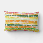 Sommerzeit, Flip Flops Lendenkissen (Rückseite)